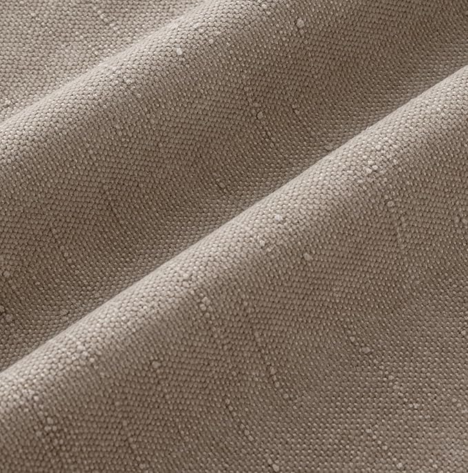 MIULEE Pack of 2 Decorative Throw Pillow Covers Soft Chenille Lumbar Accent Throw Pillows Solid Textured Cushion Covers for Couch Sofa Bedroom Living Room 20x12 Inch,Light Taupe