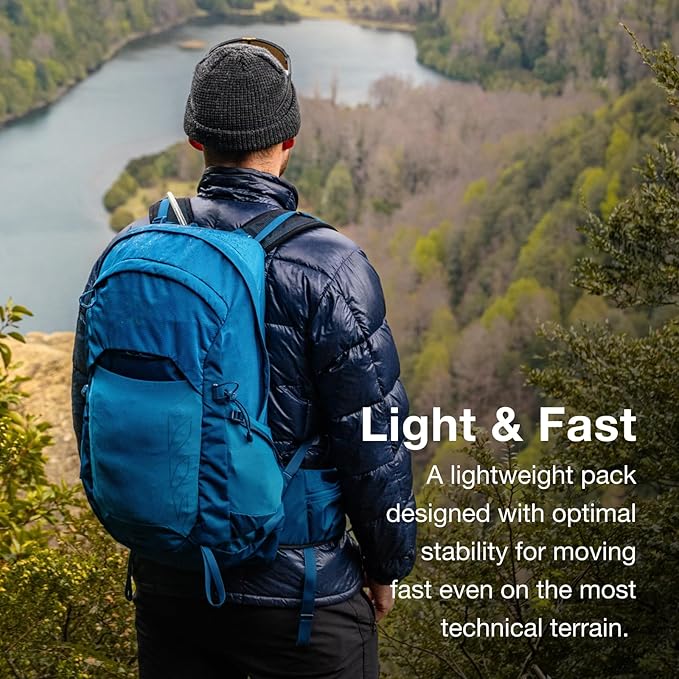 Osprey Talon 26L Men's Lightweight Hiking Backpack - Daypack for Travel & Camping, Black/Coal Grey