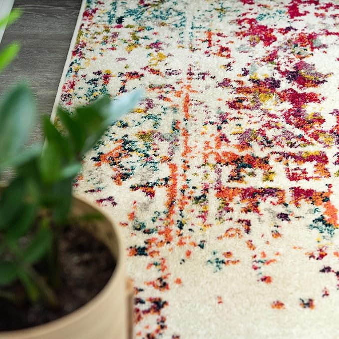 Rugs.com Arlington Collection Rug – 10' x 13' Multi Medium-Pile Rug Perfect for Living Rooms, Large Dining Rooms, Open Floorplans