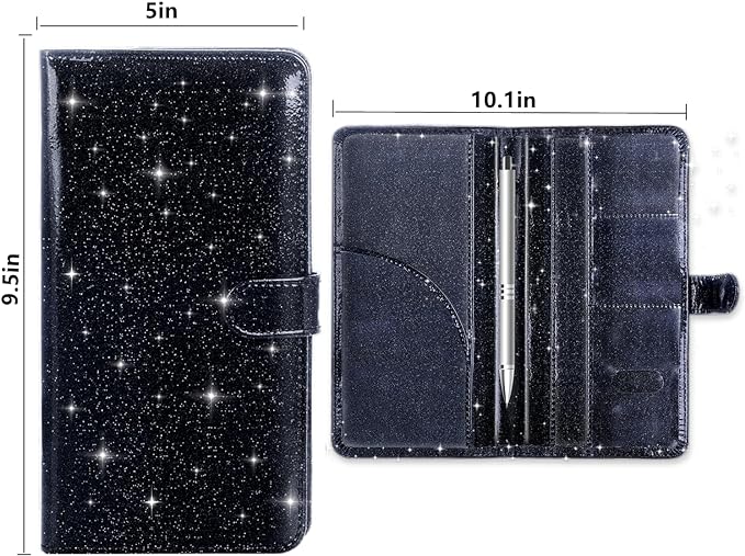 Car Registration and Insurance Card Holder, Document Holder for Cards, Driver Vehicle License Document Glove Box Compartment Organizer, Car Essentials For Women