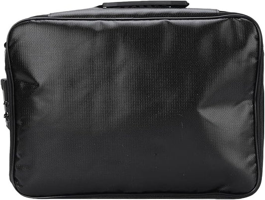 Walfront Document Lock Water Proof Safe Case Fireproof File Bag for Important Documents Passports Money and Valuables