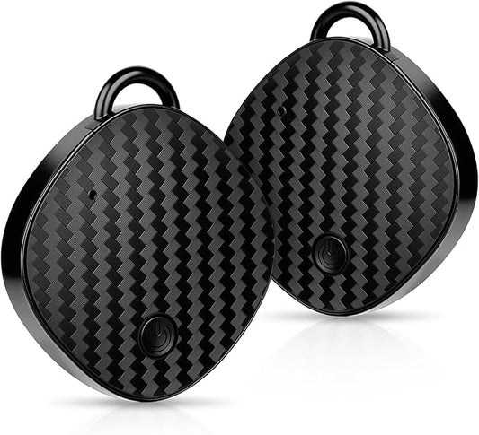 Air Tracker Tags - 2 Pack, Smart Bluetooth Tracker Tag & Finder Item Locators Works with Apple Find My, 100dB Sound, Item Finder for Keys, Bags, Luggage, Wallet, Backpack, Pet(iOS Only)