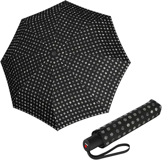Knirps A.200 Medium Duomatic Windproof Umbrella for Adults – Automatic Open Close 38.5" Canopy, Travel Case Included