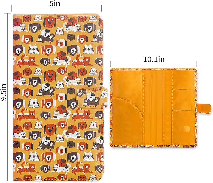 Car Registration and Insurance Card Holder, Document Holder for Cards, Driver Vehicle License Document Glove Box Compartment Organizer, Car Essentials For Women