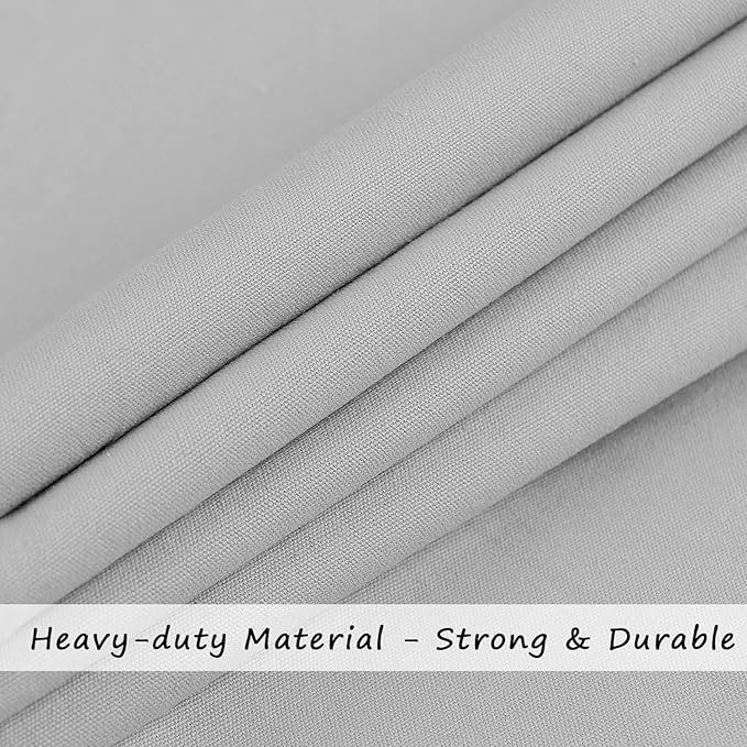Cotton Canvas Laundry Bag with Handles & Drawstring Straps, Heavy Duty Extra Large Laundry Bags for Laundromat and Household, Washable Travel Dirty Clothes Bag Hamper Liner, 25.5 x 34 Inch,