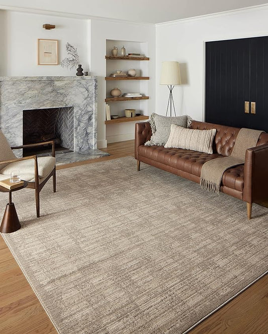 Loloi Darby Collection DAR-07 Pebble/Sand 5'-3" x 7'-6" Area Rug