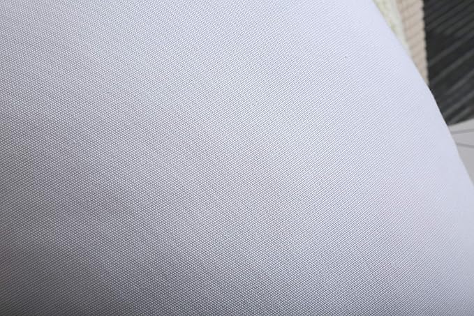 TangDepot Handmade Decorative Solid 100% Cotton Canvas Throw Pillow Covers/Pillow Shams, (26" x26" , White, 1 Count (Pack of 1))