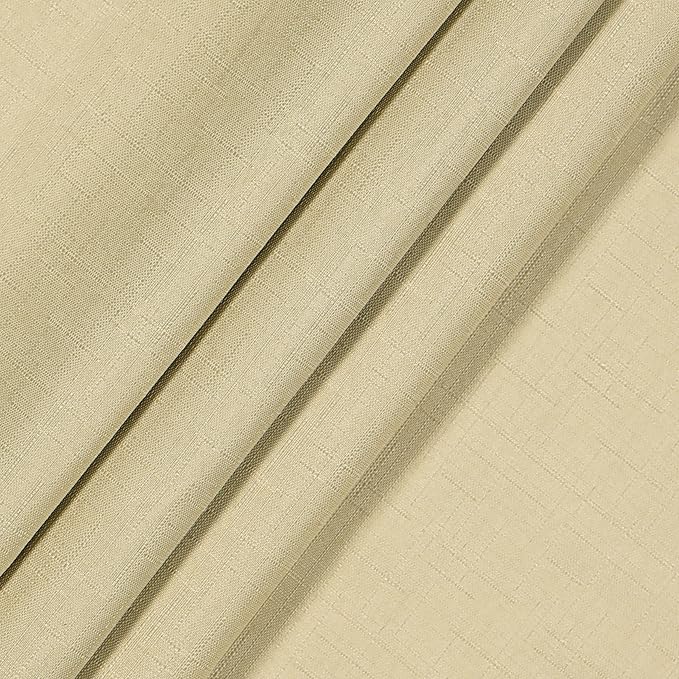 ECLIPSE Kendall Modern Blackout Thermal Rod Pocket Window Curtain for Bedroom or Living Room (1 Panel), 42 X 54, Cafe