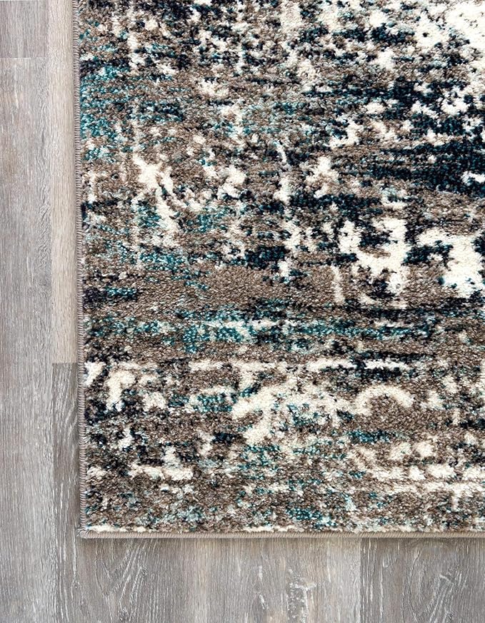 Rugs.com Arlington Collection Rug – 7' x 10' Grey Medium-Pile Rug Perfect for Living Rooms, Large Dining Rooms, Open Floorplans