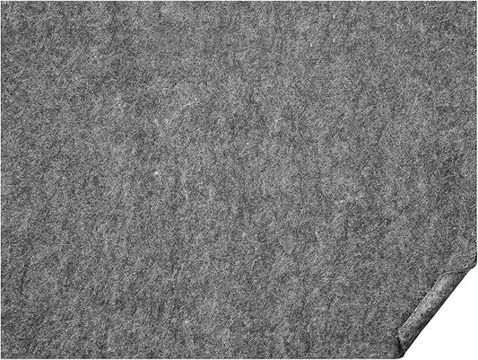 VEVOR Rug Pad Without Slip Resistance, Protective Cushioning Carpet Pad 9' x 12', 1/2" Thick, 100% Pure Polyester Felt, 10-11㎡ Premium Comfort Underfoot Carpet Padding Rug Cushion for All Floor, Gray