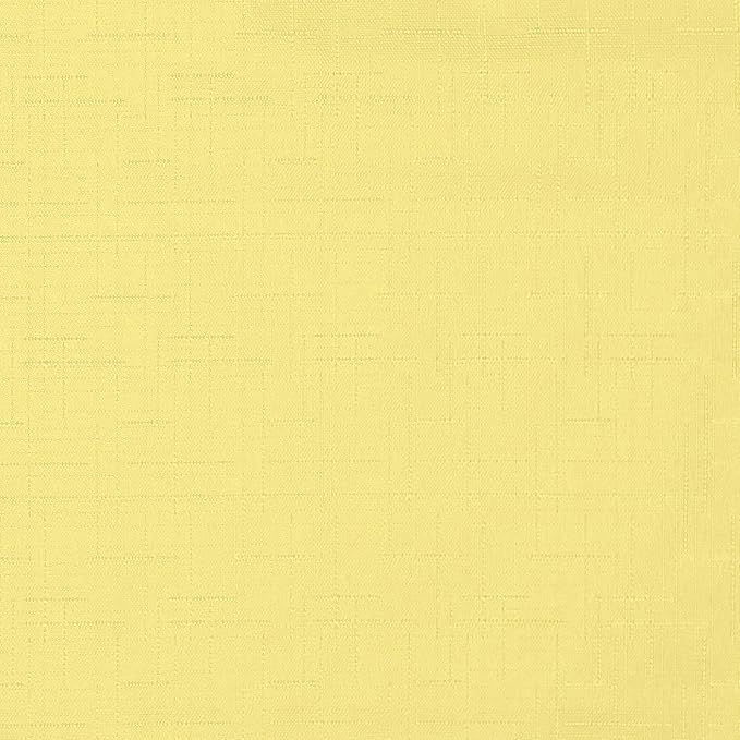 ECLIPSE Kendall Modern Blackout Thermal Rod Pocket Window Curtain for Bedroom or Living Room (1 Panel), 42 X 63, Lemon