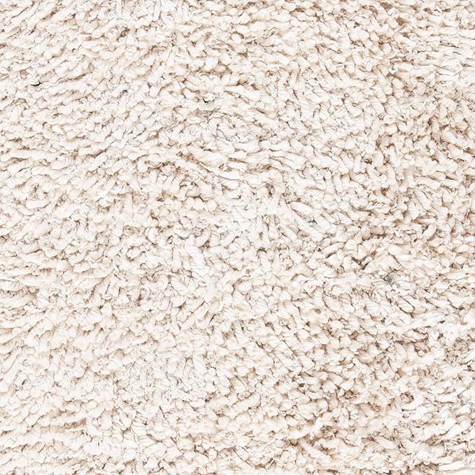 SAFAVIEH Sheep Shag Collection Runner Rug - 2'3" x 8', Ivory, Handmade, 1-inch Thick Ideal for High Traffic Areas in Living Room, Bedroom (SSG212A)