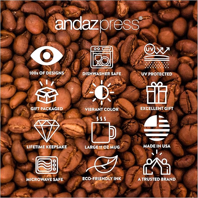 Andaz Press Funny 11oz. Coffee Mug Gift, My Favorite Sister Gave Me This Mug, 1-Pack, Christmas Birthday Drinking Cup for Him Her Family in Laws Relatives