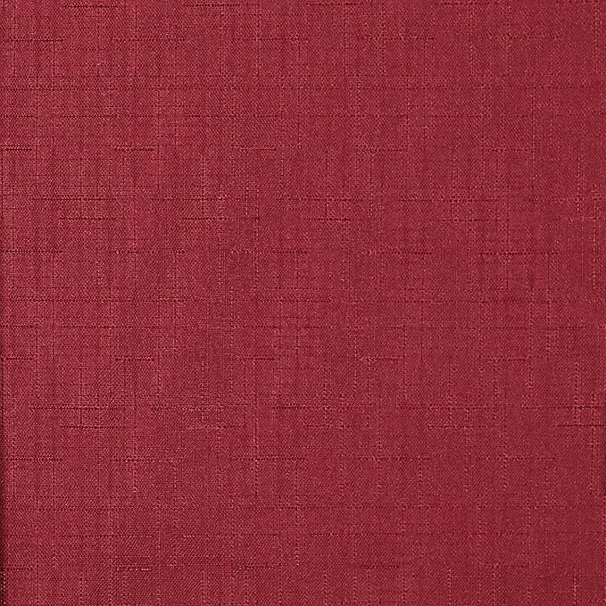 ECLIPSE Kendall Modern Blackout Thermal Rod Pocket Window Curtain for Bedroom or Living Room (1 Panel), 42 X 63, Ruby